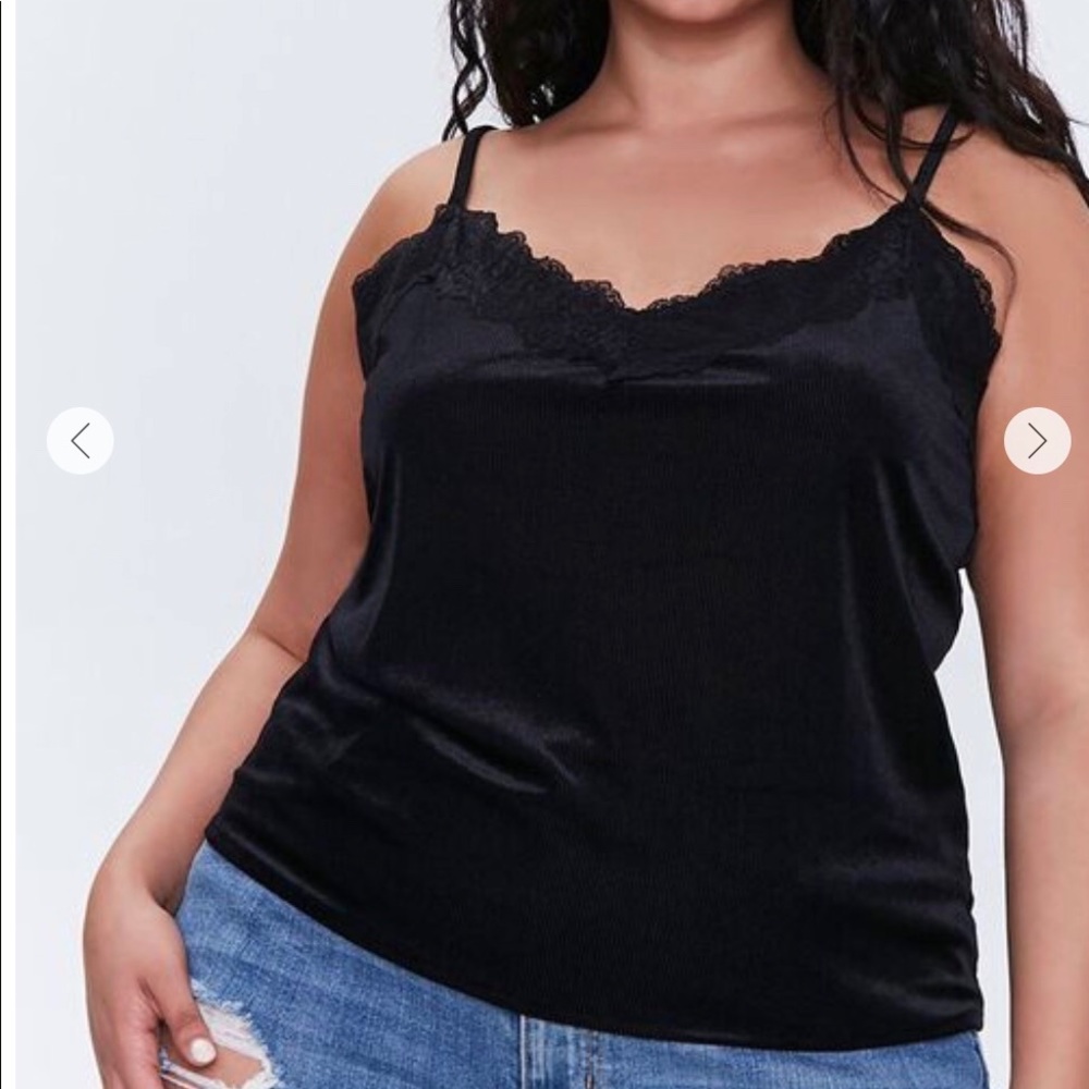 Lace-Trim Cami - Picture 2 of 6